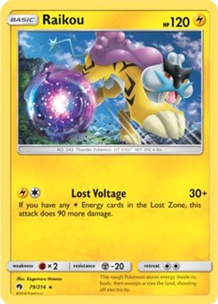 Raikou - 79/214 (SM Lost Thunder) (79) [Deck Exclusives] Holofoil
