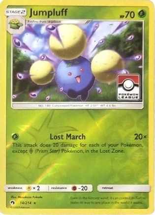 Jumpluff - 14/214 (Pokemon League) (14) [League & Championship Cards] Reverse Holofoil