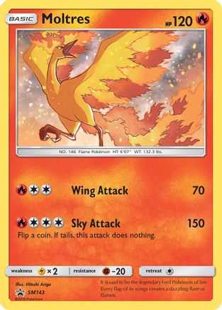 Moltres - SM143 (SM143) [SM Promos] Holofoil