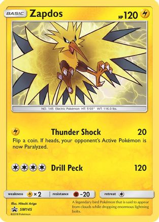 Zapdos - SM145 (SM145) [SM Promos] Holofoil