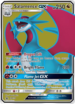 Salamence GX - SM139 (SM139) [SM Promos] Holofoil
