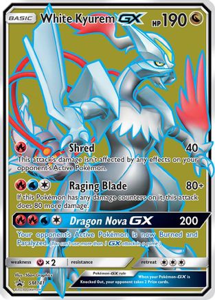 White Kyurem GX - SM141 (SM141) [SM Promos] Holofoil