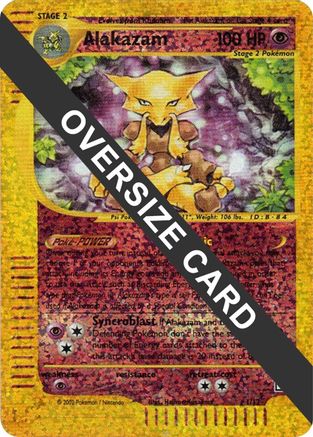 Alakazam - 1/12 (Box Topper) (1) [Jumbo Cards] Reverse Holofoil