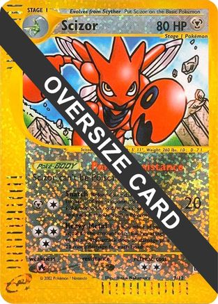 Scizor - 7/12 (7) [Jumbo Cards] Reverse Holofoil