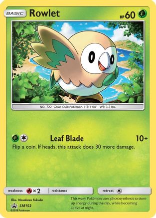 Rowlet - SM153 (SM153) [SM Promos] Holofoil