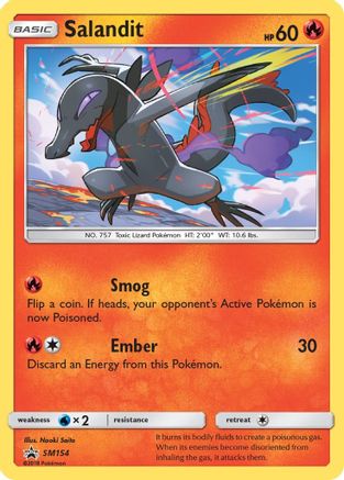 Salandit - SM154 (SM154) [SM Promos] Holofoil