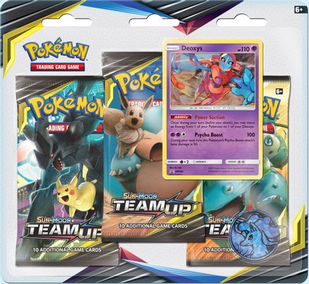 Pokemon Team Up 3 Pack Blister [Deoxys]