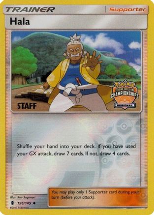 Hala - 126/145 (Regional Championships) [Staff] (126) [League & Championship Cards] Reverse Holofoil
