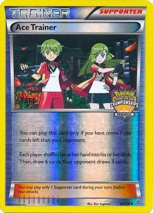 Ace Trainer - 69/98 (Regional Championships) [Staff] (69) [League & Championship Cards] Reverse Holofoil