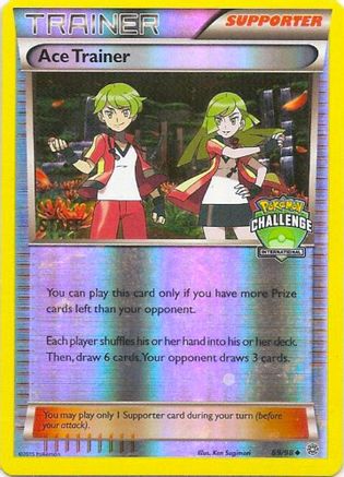 Ace Trainer - 69/98 (International Challenge) [Staff] (69) [League & Championship Cards] Reverse Holofoil