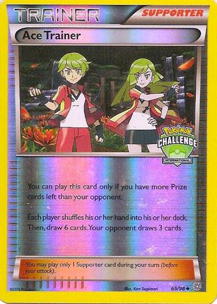 Ace Trainer - 69/98 (International Challenge) (69) [League & Championship Cards] Reverse Holofoil