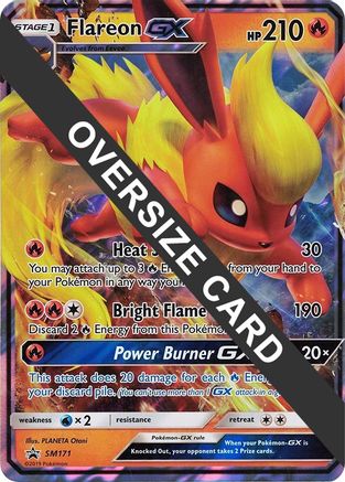 Flareon GX - SM171 (SM Black Star Promo) (SM171) [Jumbo Cards] Holofoil