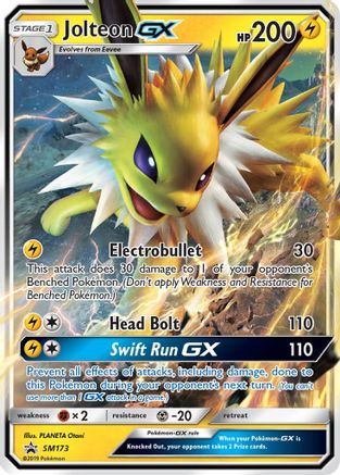 Jolteon GX - SM173 (SM173) [SM Promos] Holofoil