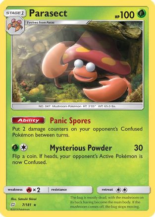 Parasect (7) [SM - Team Up] Reverse Holofoil