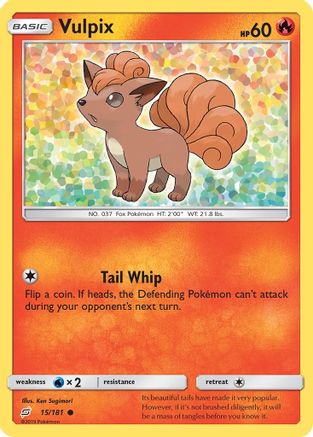 Vulpix (15) [SM - Team Up] Reverse Holofoil