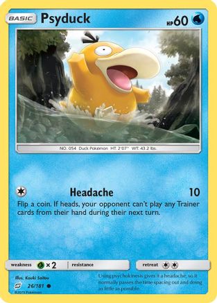 Psyduck (26) [SM - Team Up] Reverse Holofoil