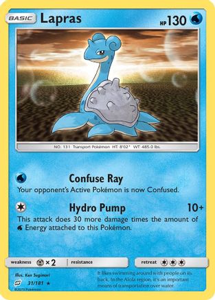 Lapras (31) [SM - Team Up]