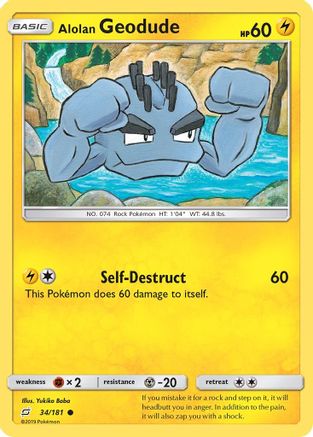 Alolan Geodude (34) (34) [SM - Team Up]