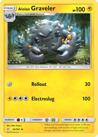 Alolan Graveler (36) [SM - Team Up]