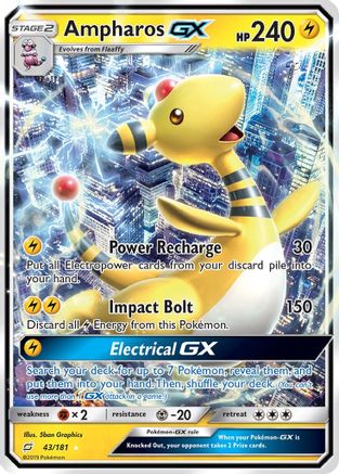Ampharos GX (43) [SM - Team Up] Holofoil