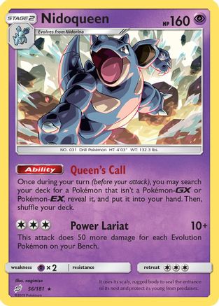 Nidoqueen (56) [SM - Team Up] Reverse Holofoil