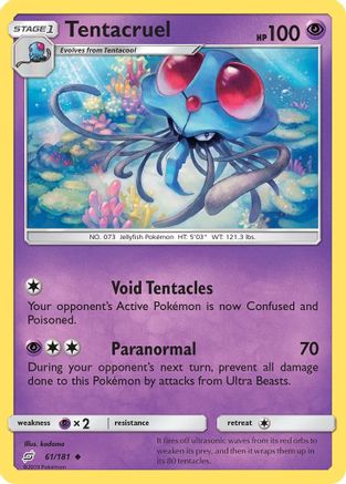 Tentacruel (61) [SM - Team Up] Reverse Holofoil