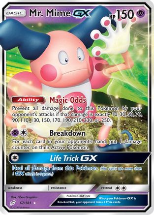 Mr. Mime GX (67) [SM - Team Up] Holofoil