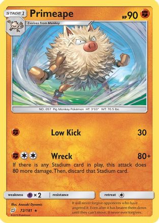 Primeape (72) [SM - Team Up]