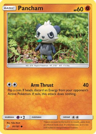 Pancham (81) [SM - Team Up] Reverse Holofoil