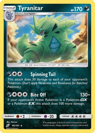 Tyranitar (85) [SM - Team Up] Holofoil