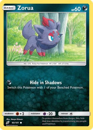 Zorua (90) [SM - Team Up] Reverse Holofoil