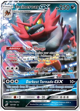 Incineroar GX (97) [SM - Team Up] Holofoil