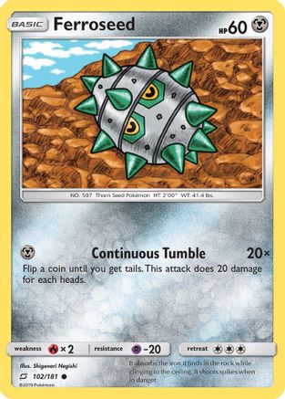 Ferroseed (102) [SM - Team Up] Reverse Holofoil