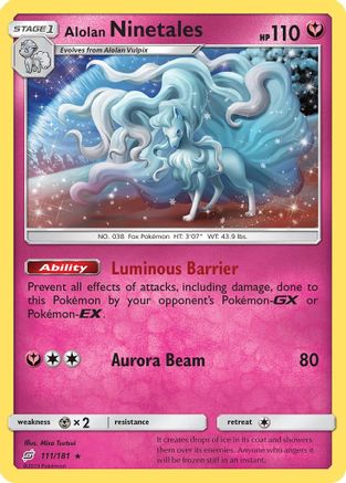Alolan Ninetales (111) [SM - Team Up] Holofoil