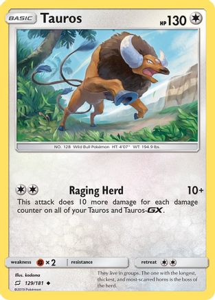 Tauros (129) [SM - Team Up]