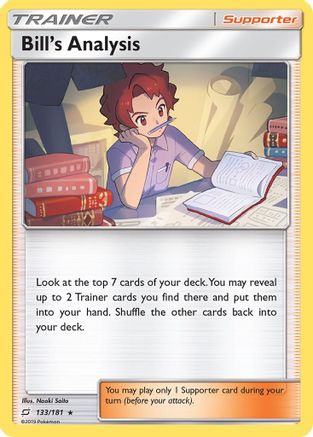 Bill's Analysis (133) [SM - Team Up] Holofoil