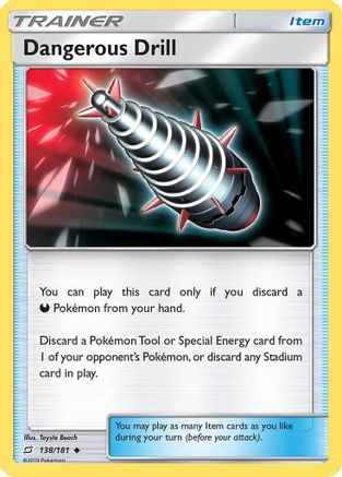 Dangerous Drill (138) [SM - Team Up] Reverse Holofoil