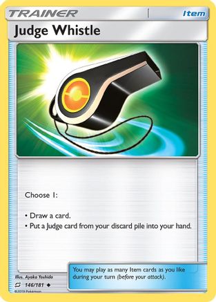 Judge Whistle (146) [SM - Team Up] Reverse Holofoil