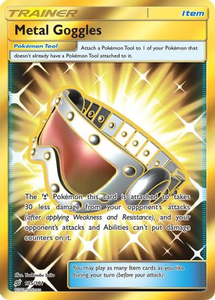 Metal Goggles (Secret) (195) [SM - Team Up] Holofoil