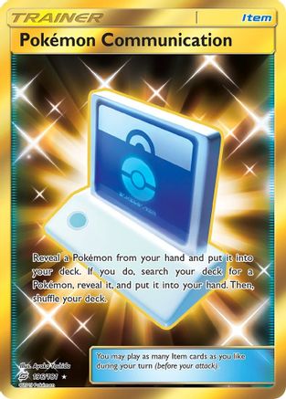 Pokemon Communication (Secret) (196) [SM - Team Up] Holofoil