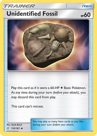 Unidentified Fossil (155) [SM - Team Up]