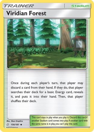 Viridian Forest (156) [SM - Team Up] Reverse Holofoil