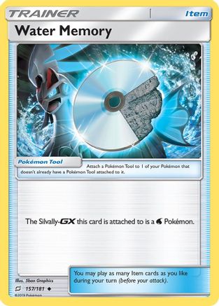 Water Memory (157) [SM - Team Up] Reverse Holofoil