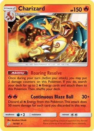 Charizard - 14/181 (SM Team Up) (14) [Deck Exclusives] Holofoil