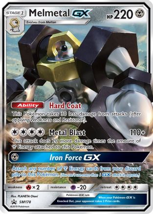 Melmetal GX - SM178 (SM178) [SM Promos] Holofoil