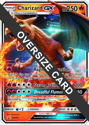 Charizard GX - SM195 (SM Black Star Promo) (SM195) [Jumbo Cards] Holofoil