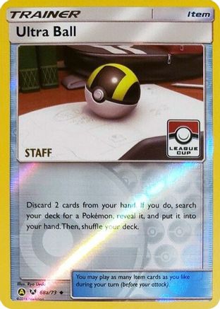 Ultra Ball - 68a/73 (League Cup) [Staff] (68a) [League & Championship Cards] Reverse Holofoil