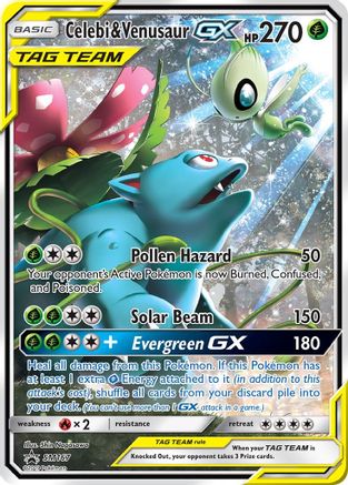 Celebi & Venusaur GX - SM167 (SM167) [SM Promos] Holofoil