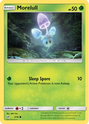 Morelull (Holo Common) (3) [Detective Pikachu] Holofoil