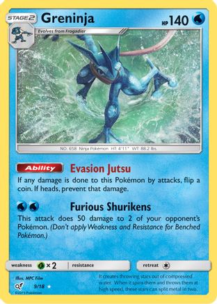 Greninja (9) [Detective Pikachu] Holofoil